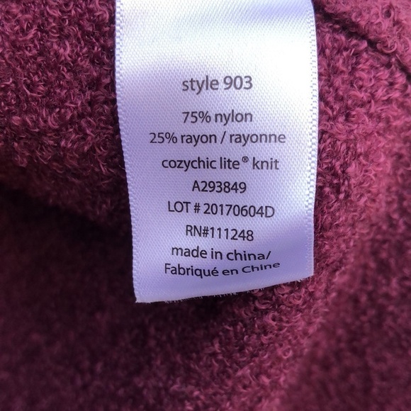 𝅺BAREFOOT Dreams Cozychic Lite Island Wrap Cardigan Size S/M - Picture 9 of 10